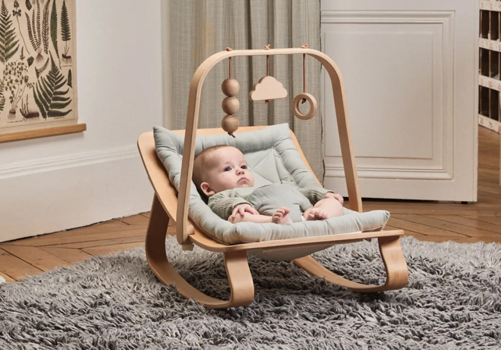 安心売買 さく様チャーリークレーンLEVO Baby Rocker(カラー:Jaguar